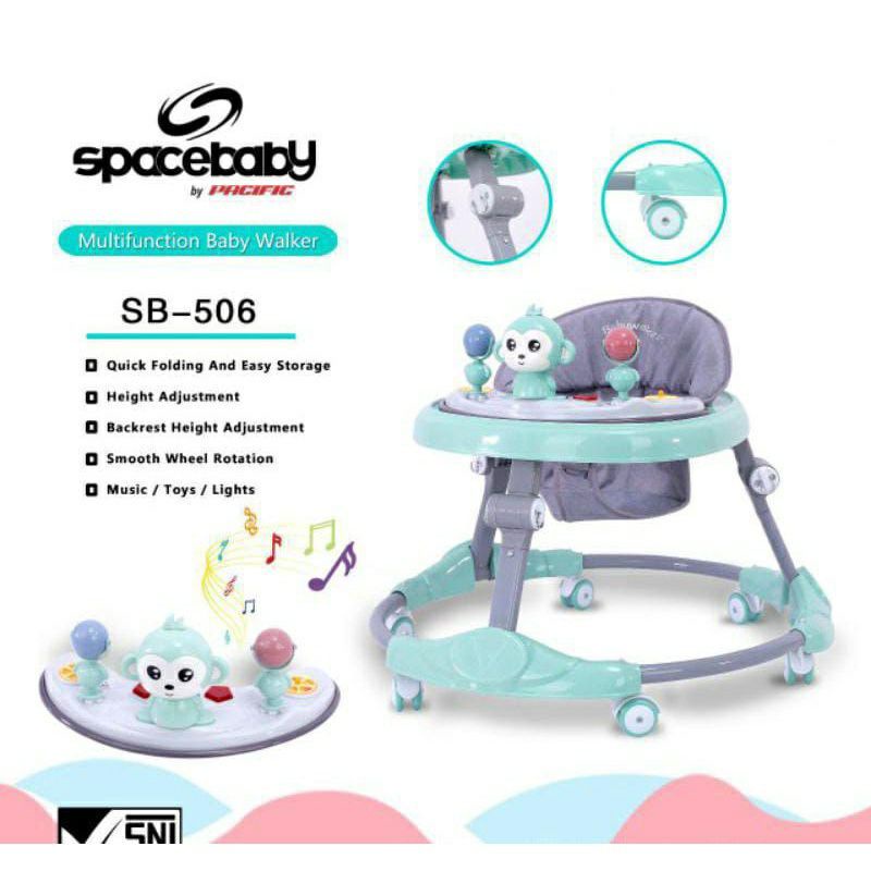 Baby Walker Space Baby Boneka Monkey SB-506