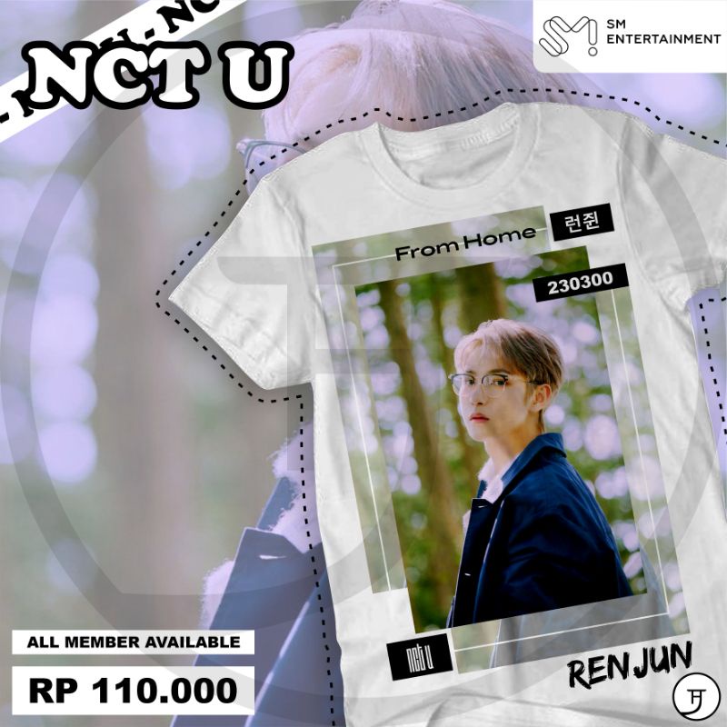 Kaos Desain NCT U 'Renjun'