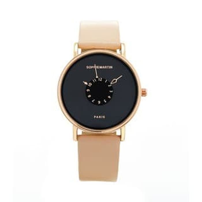 JAM TANGAN WANITA JAHITZA JTX173P3 SOPHIE MARTIN ANALOG STRAP KULIT