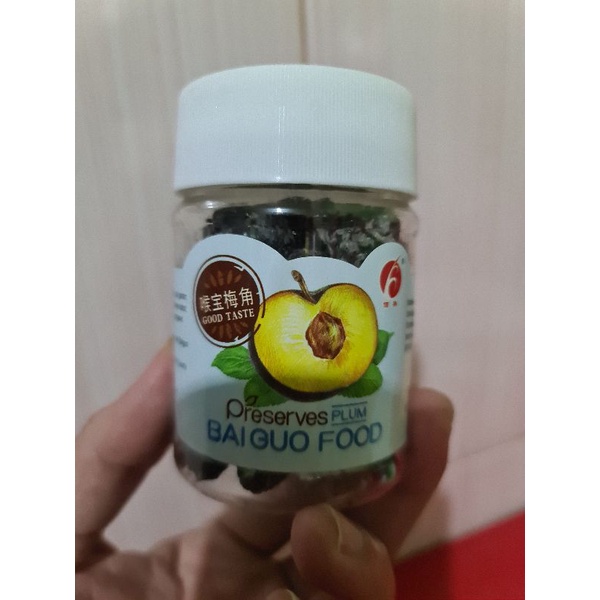 

baiguo food preserves plum manisan 90vram