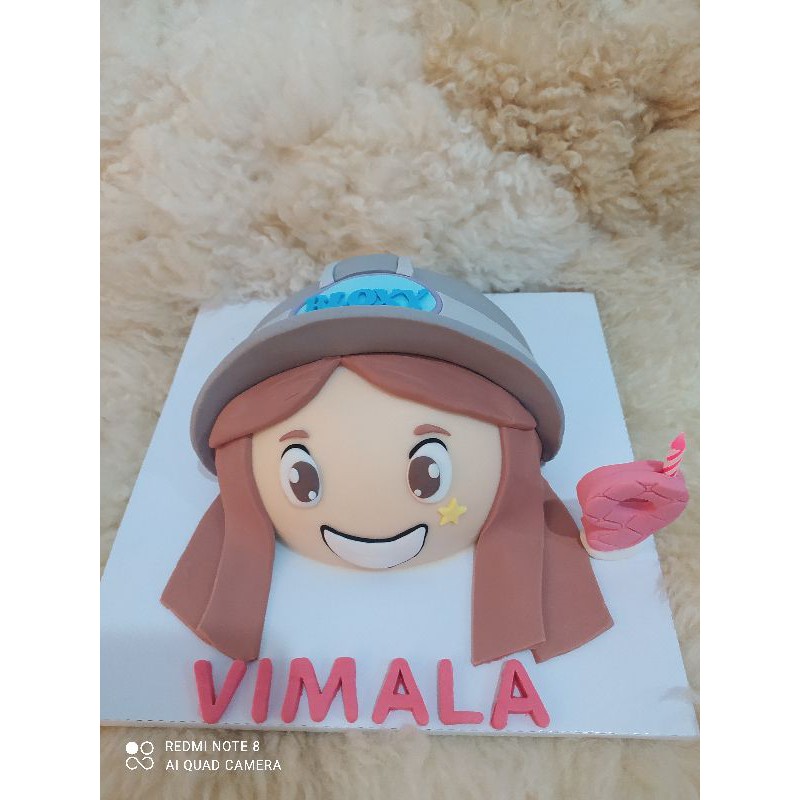 

pinata Chocolate cake setengah lingkaran #robloxcake #kueultah