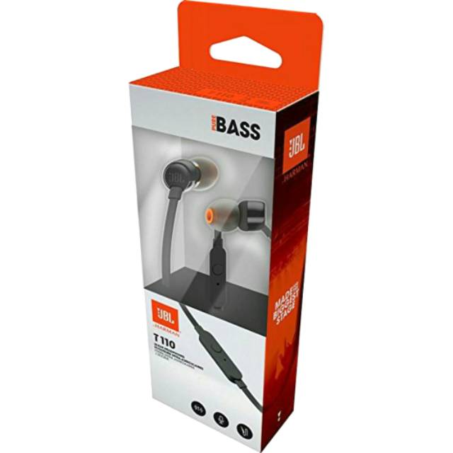 JBL T110 Headset with Microphone - Black