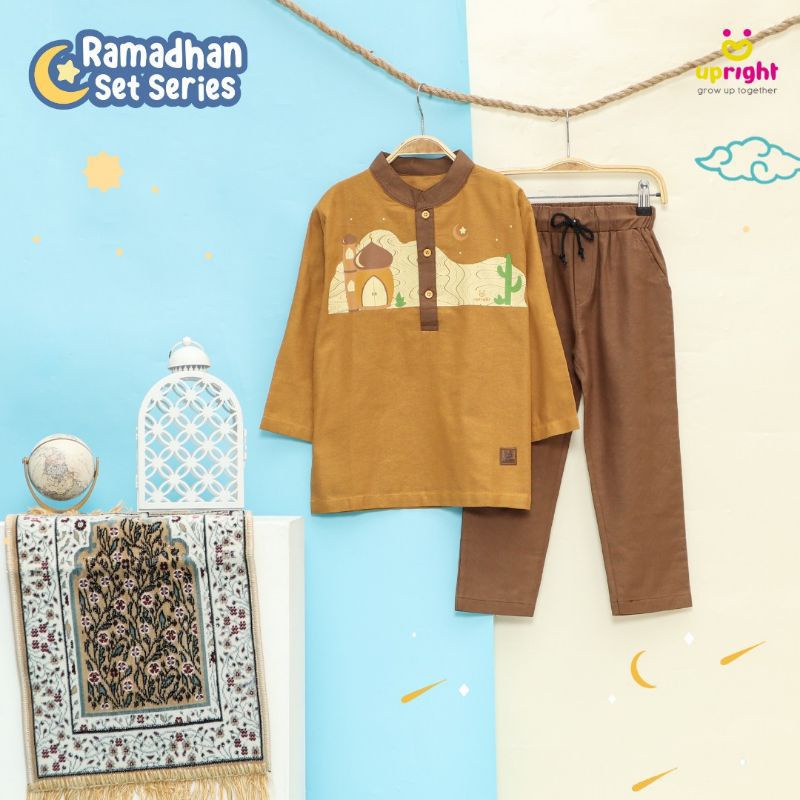 Afsheenastore Setelan Koko Anak Laki Laki Set Peci By Upright