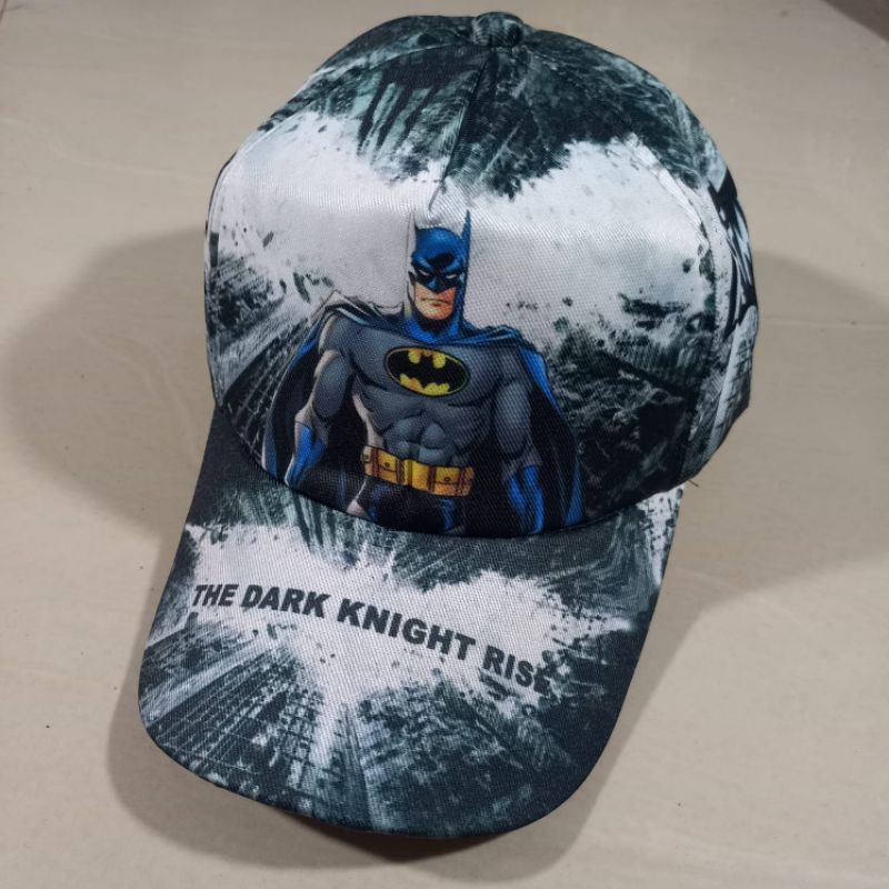 Topi Anak Laki Laki Superhero Spiderman Marvel Captain Amerika Hulk / Topi Anak laki laki 3-12 tahun-10