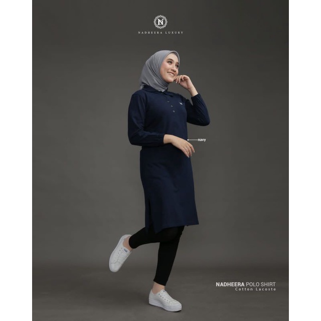 POLO TUNIK NADHERA//NADHERA LUXURY//TUNIK SANTAI//KAOS SANTAI//TERBARU//TERLARIS//COD