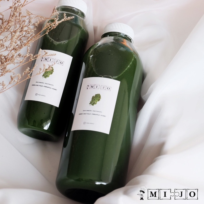 

Juice / Jus Sayur Kale Nanas Madu Organik by Mijo Eatery 1 Liter