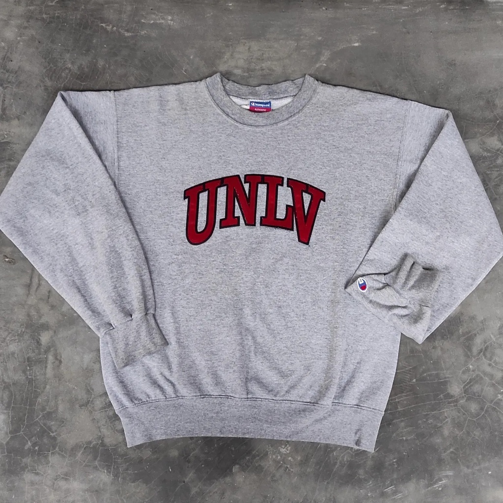 Jaket Vintage kaos sukajan hoodie celana crewneck varsity second Champion