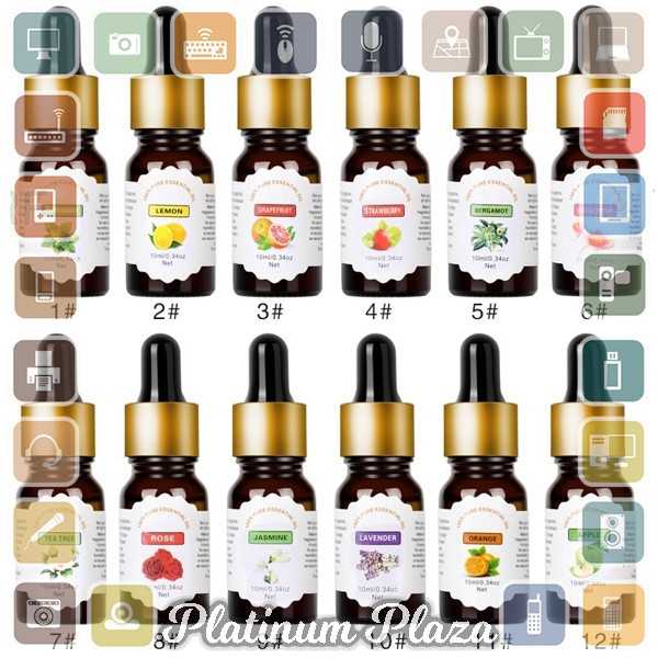 Firstsun Water Soluble Pure Essential Oils Aromatherapy Diffusers `24DE8M- TSLM2