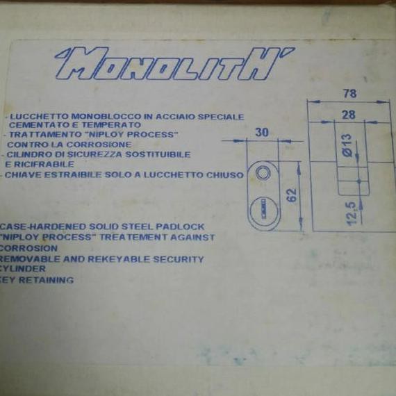 Hari Ini Gembok Viro Panzer 78Mm 4143 Monolith Diskon