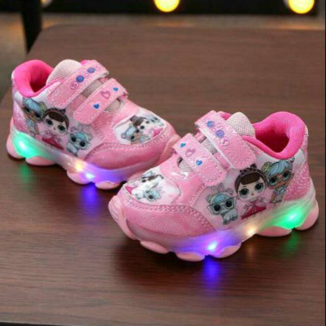 Sepatu lol import  anak lol Led  anak lampu surprise model terbaru BEST SELLER !! murah