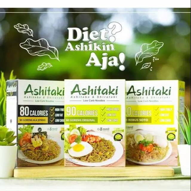

Ashitaki Mi Instant Diet Shirataki Ashitaba rendah kalori
