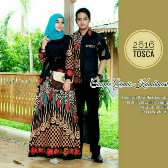 Maura couple - Sania Ruffle Batik Couple Ori Ndoro Jowi DNT