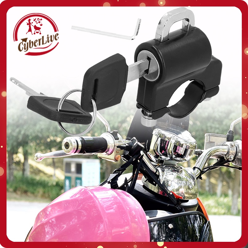 Kunci Gantungan Helm Motor Sepeda Mtb Gembok ​Pengaman Helm Motor Helmet Lock Anti-Theft