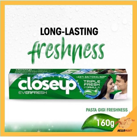 ORIGINAL Close Up Green Menthol Fresh 160gr / Close Up Pasta Gigi Tooth Paste / HELLOMARTID