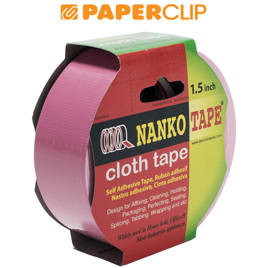 

LAKBAN LINEN / TAPE LINEN NANKO 36MM X 13M PINK