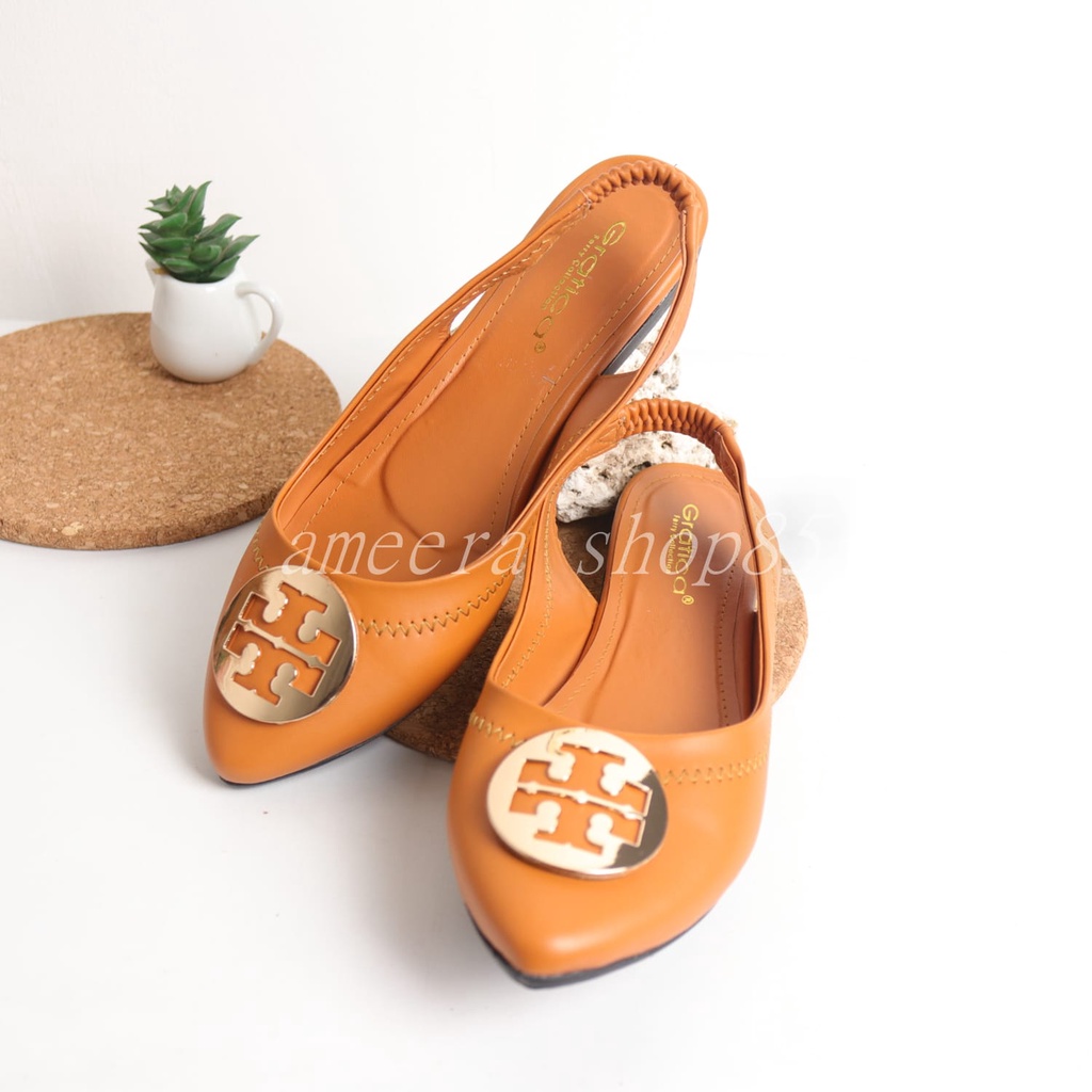 Sepatu wanita Flatshoes import tali belakang NEW GRATICA - MA049