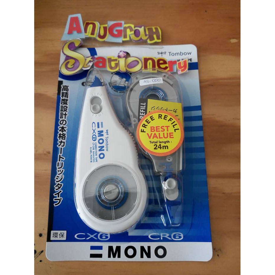 

Tipex Kenko - Refill Tipex Tombow - Correction Tape Correction Tape Tombow Mono Biru Produk Terbaik