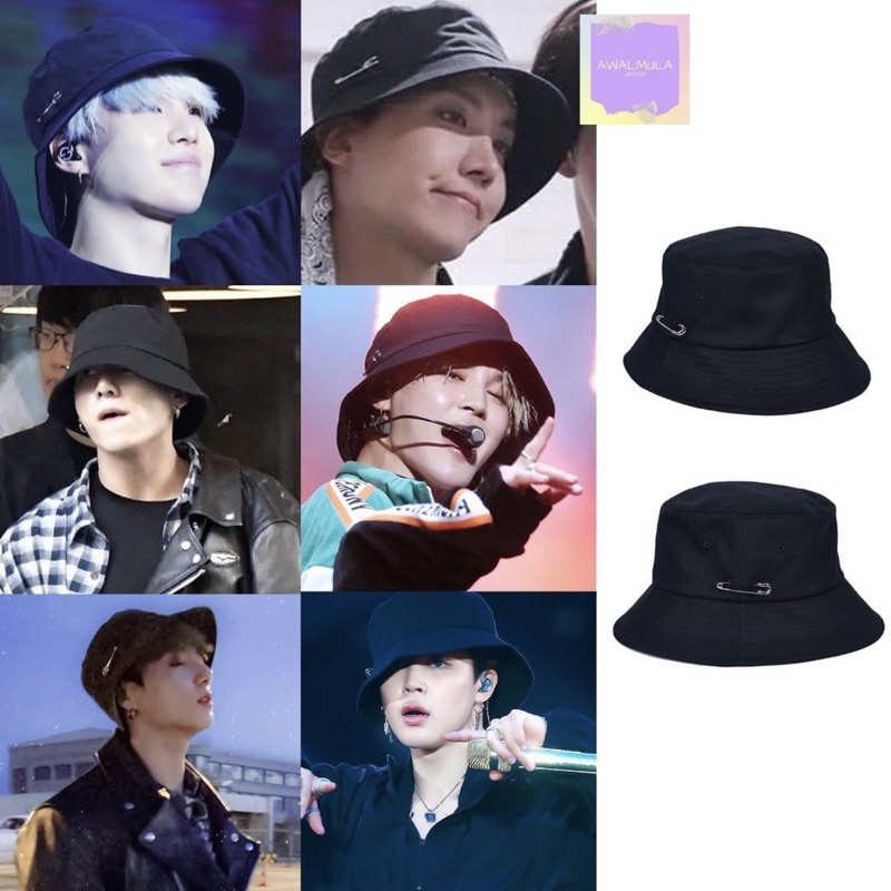(PO) OFFICIAL SALE Mack Barry Bucket Hat worn by BTS Suga J-Hope Jimin Jungkook
