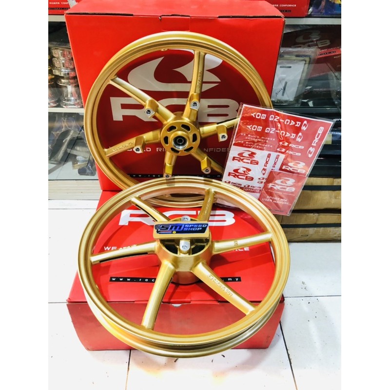 Velg Racing RCB SP522 Honda Sonic 150 Supra GTR Warna gold Velg Racing Boy SP522 Warna Gold Original
