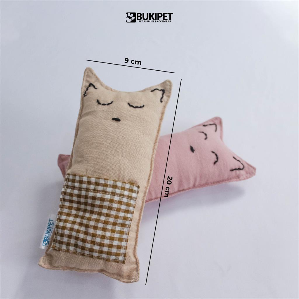 Boneka Catnip Kucing Cat Toys  Doll Murni Isi Catmint For Your Pet - PUPPY PET CATNIP DOLL