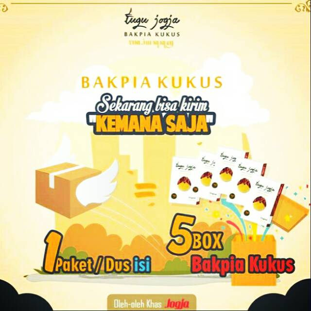 

[Free Kardus] Bakpia Kukus Tugu Paket 4box