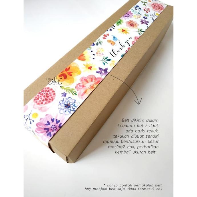 

(Belt Netral01) Label Thank You Untuk Belt Kotak (56 Cm X 5.5 Cm) Hot!!!R33E