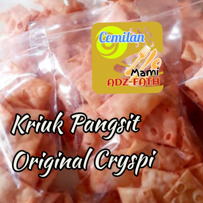 

Kriuk Pangsit Original Cryspi 200 (Rasa Keju,Balado,Jagung bakar)