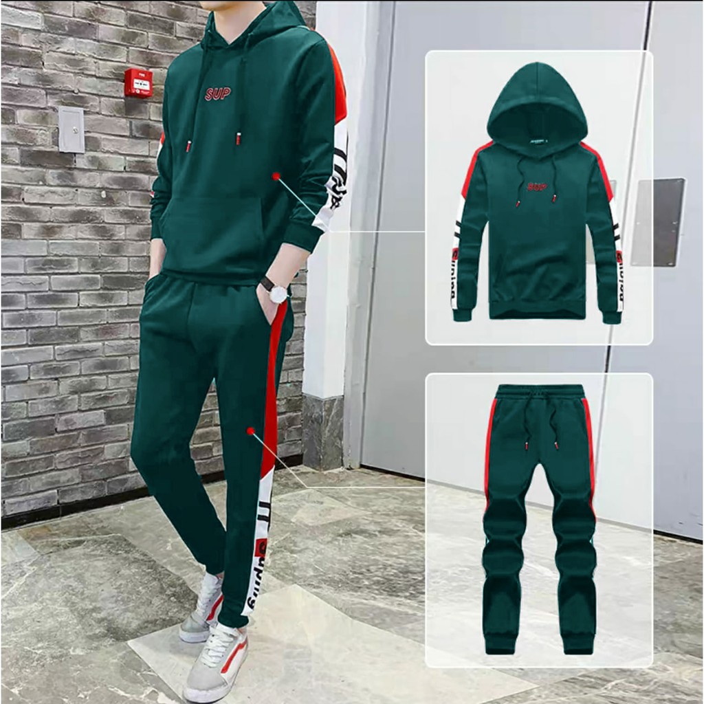 BISA COD /STELAN SUPING-mukzhop/satu set atasan +jogger/fashion terbaru