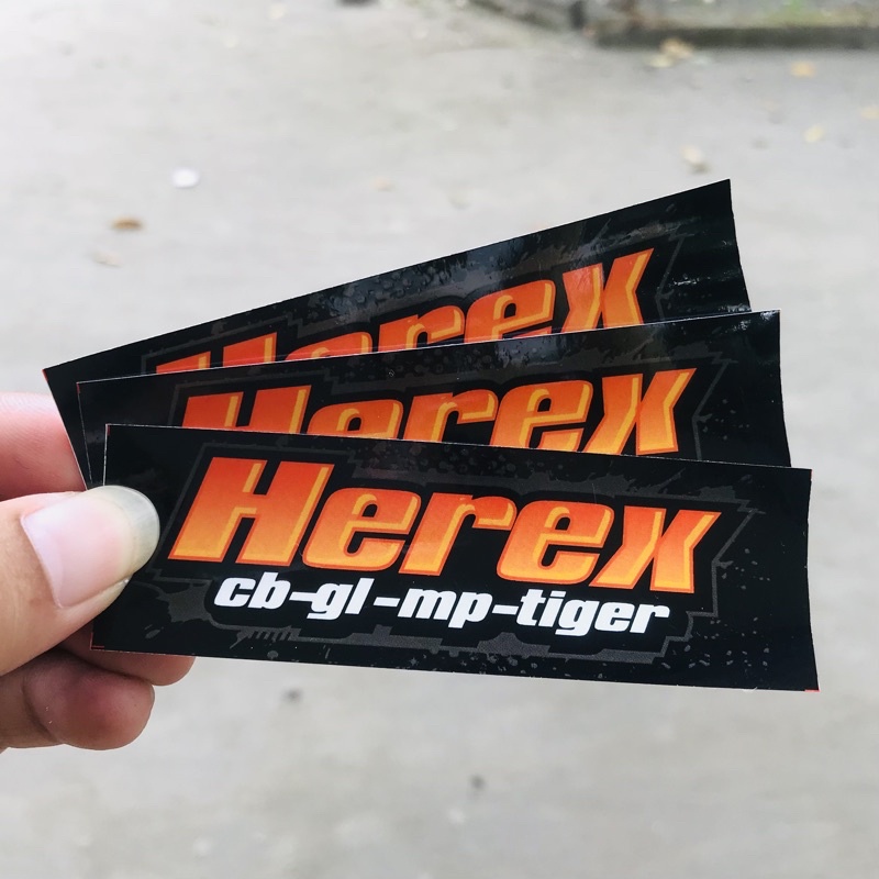 Stiker Herex Anti Air - Herex CB GL MP Tiger