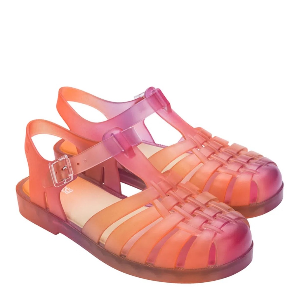 Melissa Possession Degradee Ad Clear/Pink/Orange
