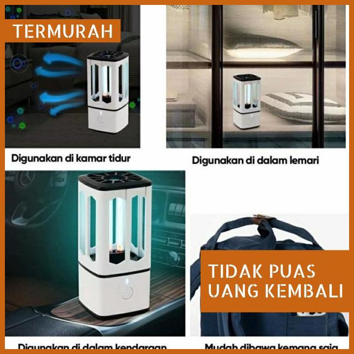 UVC STERILIZER - PORTABLE DISINFECTION UVC + OZONE - UV LAMP MINI TERBATAS