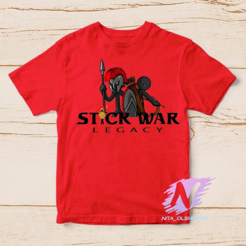 stickwar legacy kaos anak stickman baju kartun anak