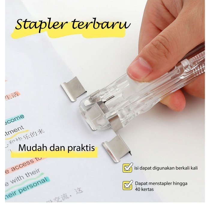 barokah gamis push clip stapler remover binder push clamp paper cliiper pusher