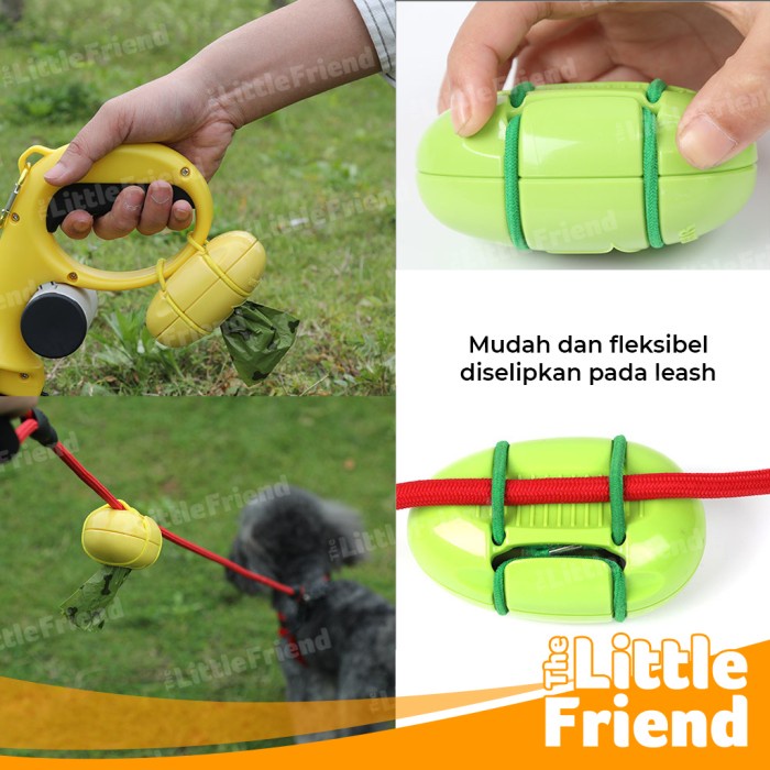 Poop Bag Dispenser Kantong Kotoran Anjing Kucing Portable EGG-SHAPED