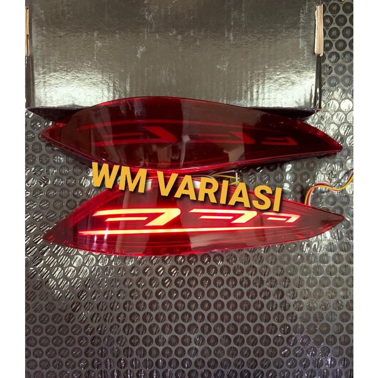 Reflektor LED lampu bumper belakang All New Rush 2018-2022