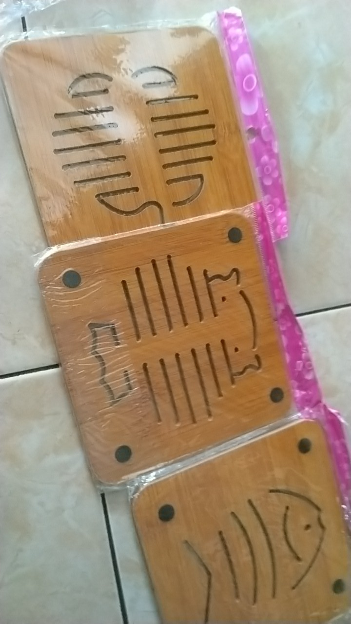 Tatakan Gelas Kayu, Tatakan Anti Panas, Tatakan Unik