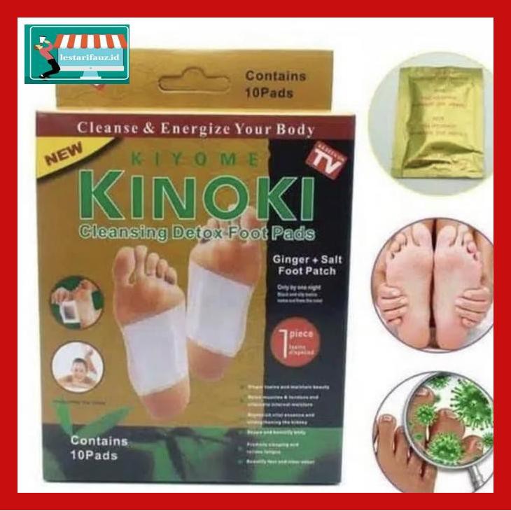 45Rfet7- Koyok Kaki Kinoki Gold Detox 1 Box Isi 10 Pcs Bukan Salonpas Y89Yjt6-