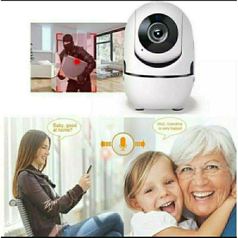 Cctv Ip Camera Wifi 5Mp Auto Tracking Wireless YCC365 Security Home Network Night Vision