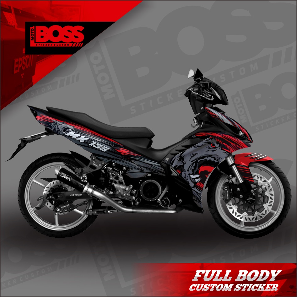 Decal Sticker Jupiter Mx 135 New Full Body Stiker Decal Jupiter Mx 135 New Striping Full Body Jupite