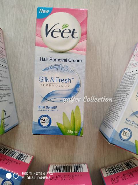 Veet 25 g - 60g hair removal cream cukur penghilang bulu kaki tangan ketiak spatula remaja dewasa refil