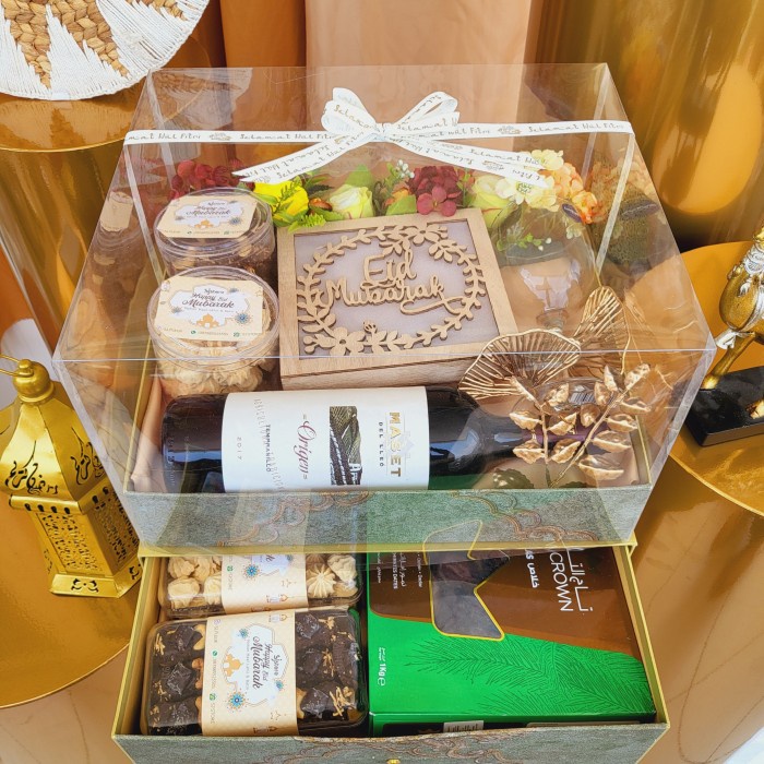 

Paket box hampers lebaran parcel idul fitri ramadhan kue kering 142