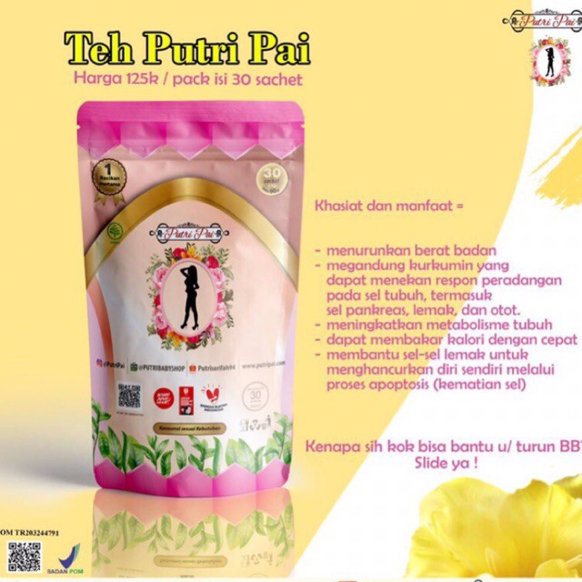 

TEH PUTRIPAI - 1 PACK pilih GOLD / PREMIUM PUTRIPAI TANGERANG SELATAN PUTRIPAI TANGSEL