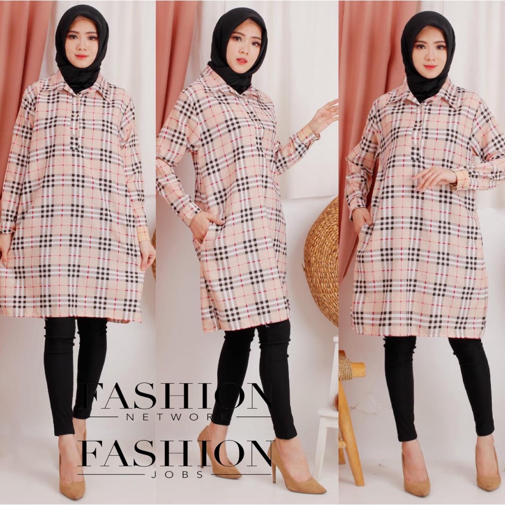 Damai fashion jakarta - baju TUNIK DRES wanita MERRY- konveksi murah tanah abang