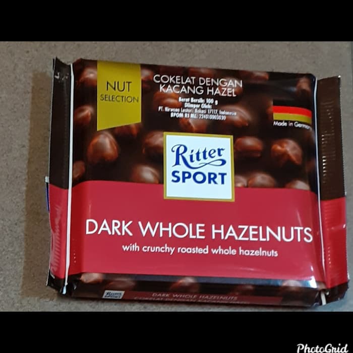 

Ritter Sport Dark Whole Hazelnut Chocolate-Chocolate Import