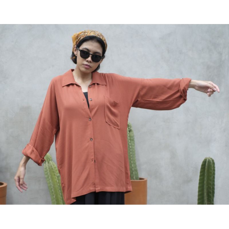 KEMEJA RAYON CRINKLE (FLOW SHIRT)