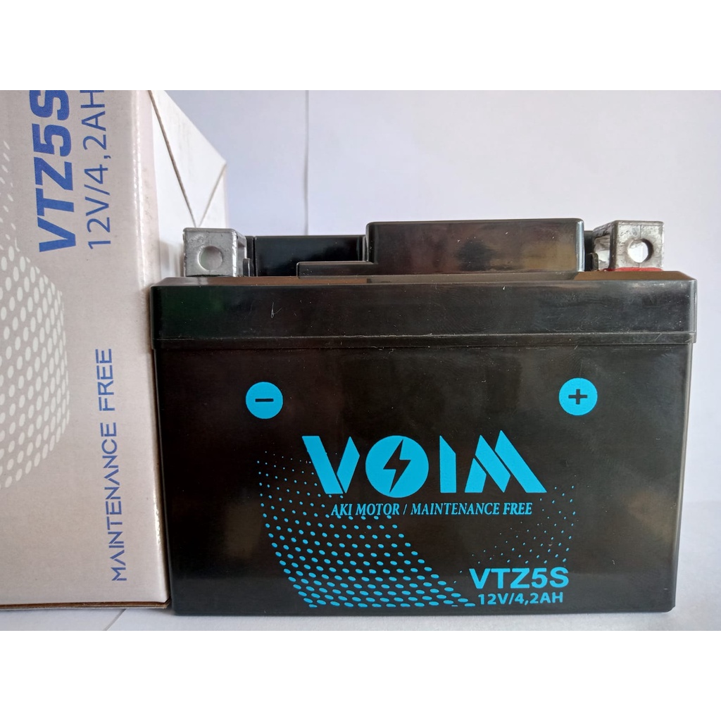 Aki motor honda kharisma kirana blade VOIM VTZ5S/GTZ5S accu original kemasan baru by motobatt