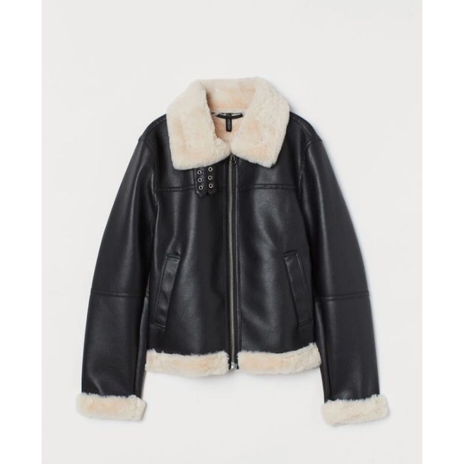 H&M Faux fur-lined jacket