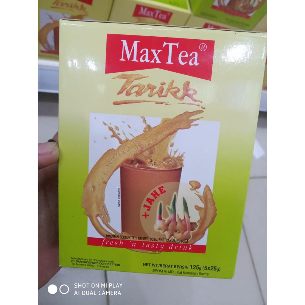 

Maxtea teh tarik jahe isi 5