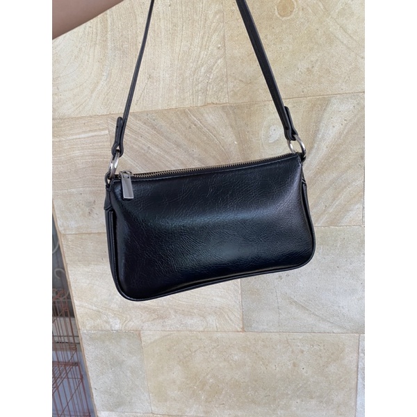Shoulder Baguette Bag Mango