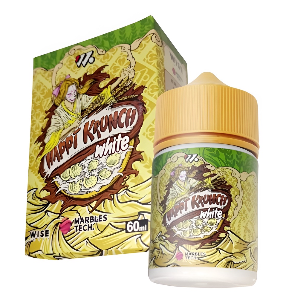 Happi Krunch V2 White 60ML by Wise Juice x Ariffarisan